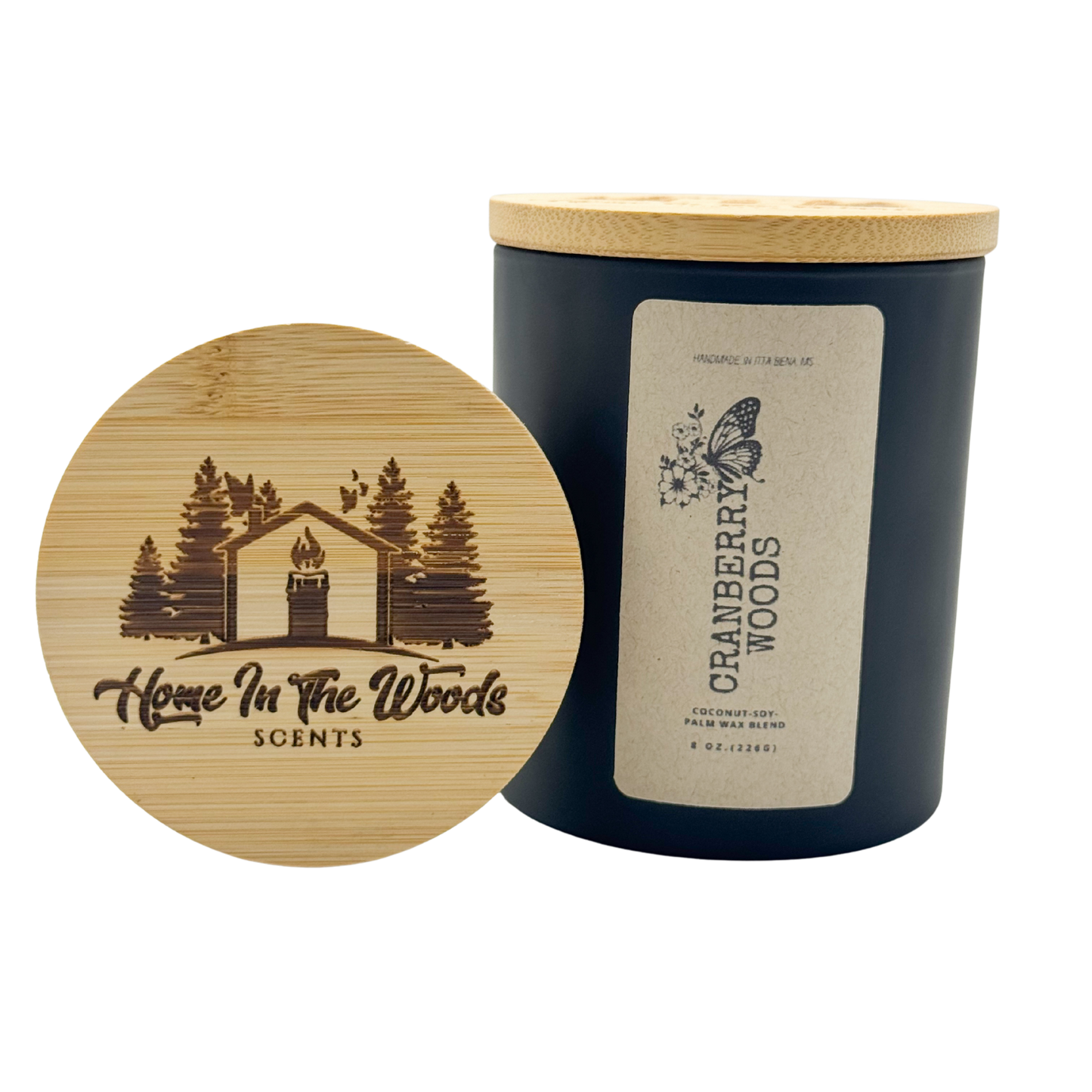 Handcrafted Candles - Cranberry Woods