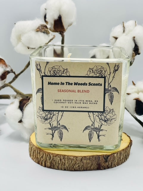 Large Candles- 10 oz (283.4 grams)-Square