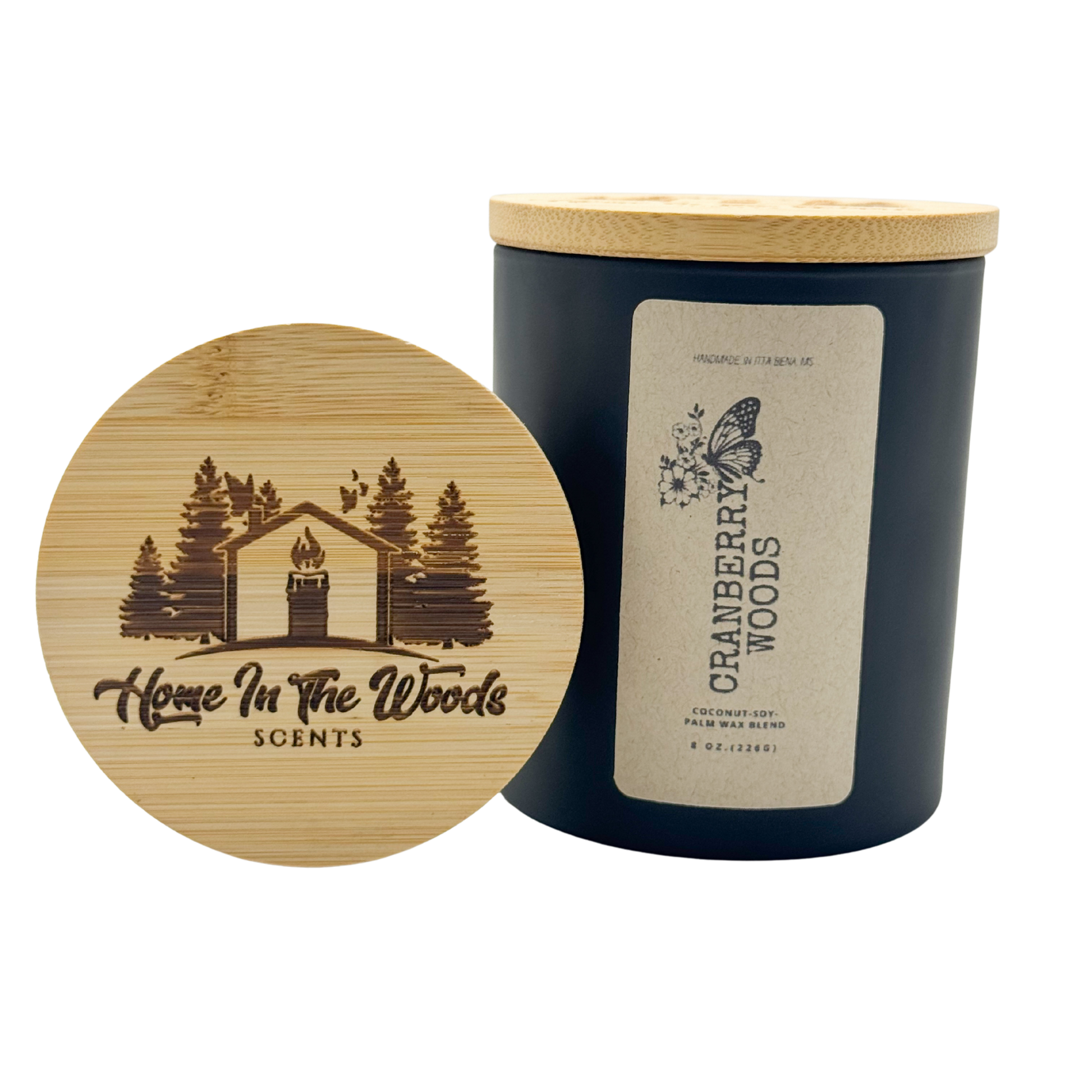 Handcrafted Candles - Cranberry Woods